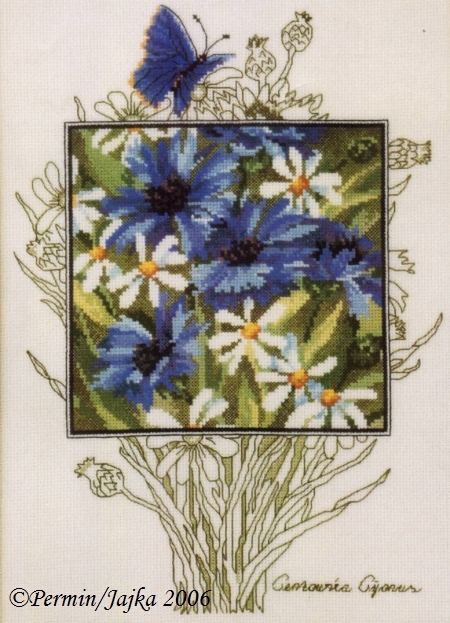 Permin / Cornflowers and Daisies